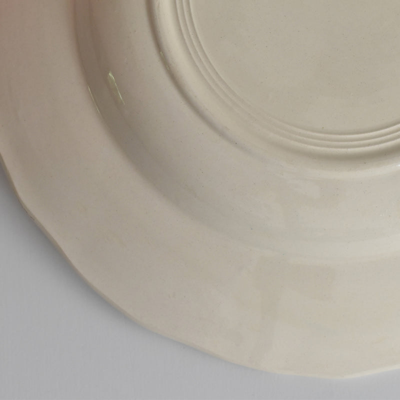 Vintage Deep Plate, Digoin & Sarreguemines Rohan (Scalloped Edge) 25cm B
