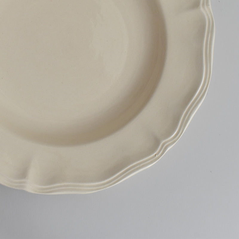 Vintage Deep Plate, Digoin & Sarreguemines Rohan (Scalloped Edge) 25cm B