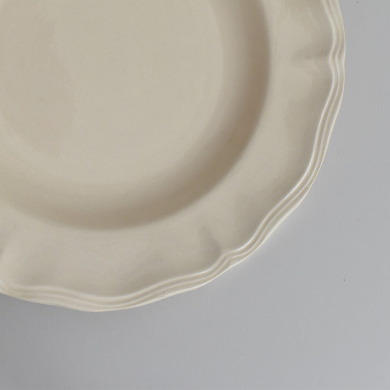Vintage Deep Plate, Digoin & Sarreguemines Rohan (Scalloped Edge) 25cm B