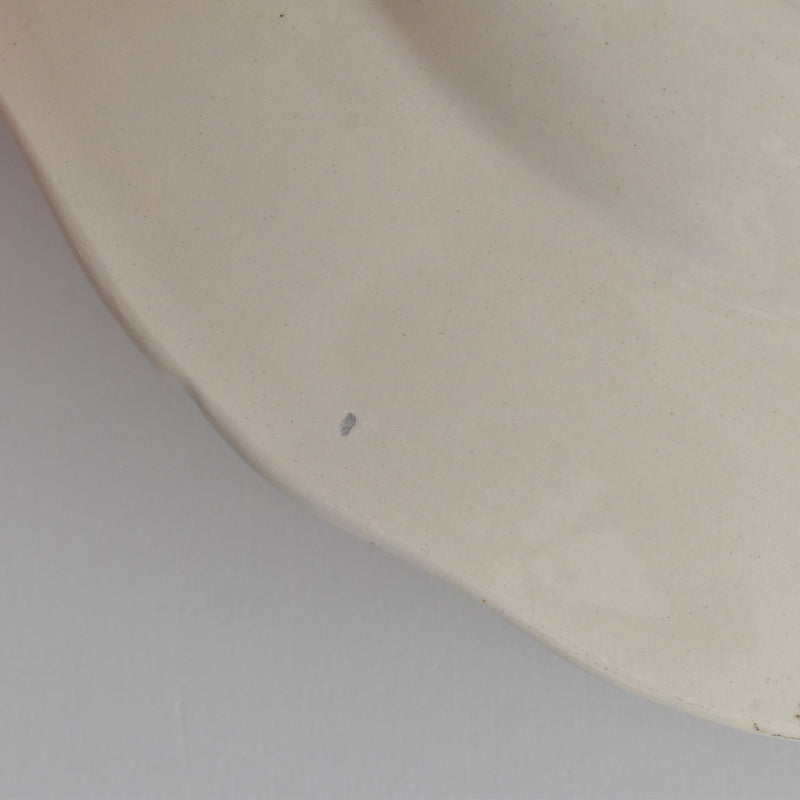 Vintage Deep Plate Digoin & Sarreguemines Rohan (Scalloped Rim) 25cm C