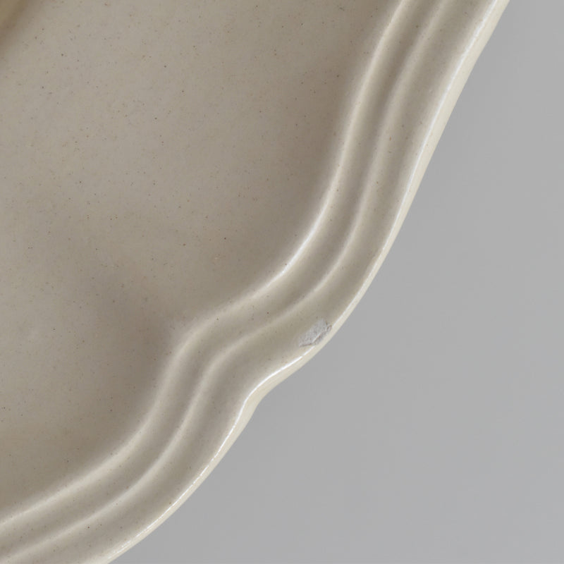 Vintage Deep Plate Digoin & Sarreguemines Rohan (Scalloped Rim) 25cm C