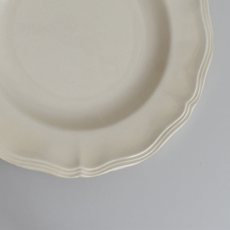 Vintage Deep Plate, Digoin & Sarreguemines Rohan (Scalloped Edge) 25cm D