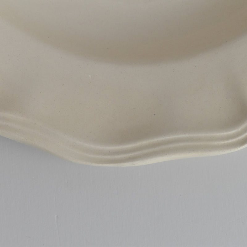 Vintage Deep Plate, Digoin & Sarreguemines Rohan (Scalloped Edge) 25cm D