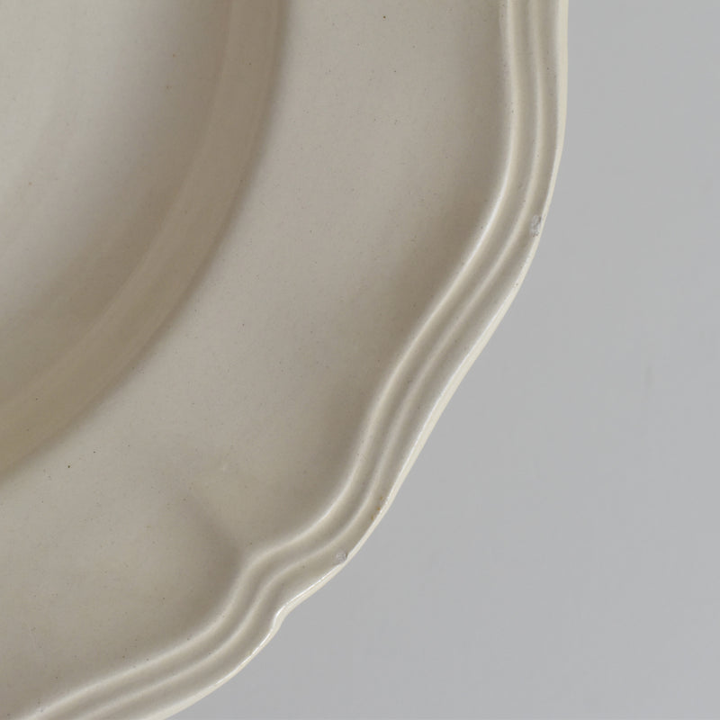 Vintage Deep Plate, Digoin & Sarreguemines Rohan (Scalloped Edge) 25cm D