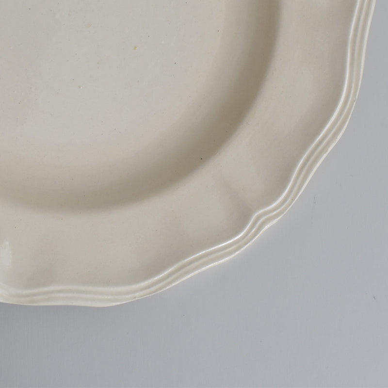 Vintage Deep Plate, Digoin & Sarreguemines Rohan (Scalloped Edge) 25cm F