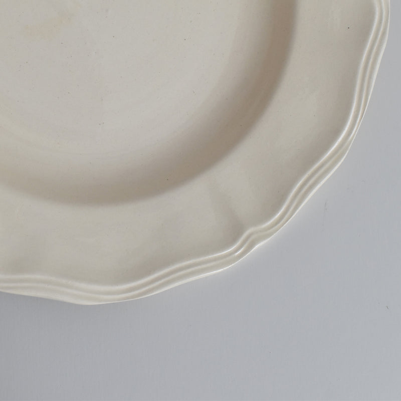 Vintage Deep Plate, Digoin & Sarreguemines Rohan (Scalloped Edge) 25cm F