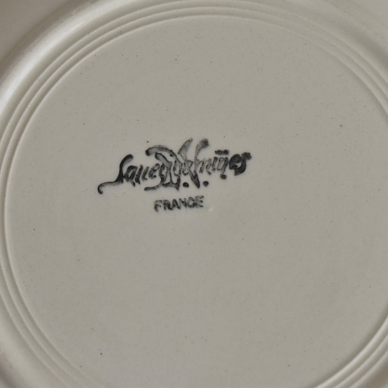 Vintage Deep Plate, Digoin & Sarreguemines Rohan (Scalloped Edge) 25cm F