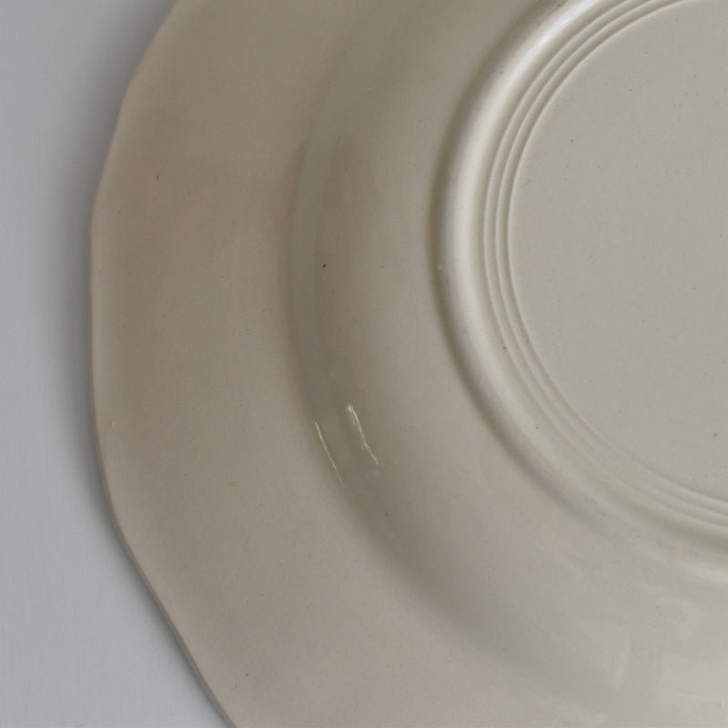 Vintage Deep Plate, Digoin & Sarreguemines Rohan (Scalloped Edge) 25cm F