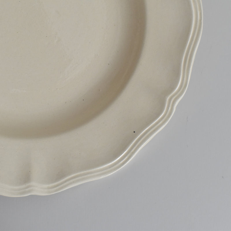 Vintage deep dish Digoin & Sarreguemines Rohan (scalloped edge) 25cm G