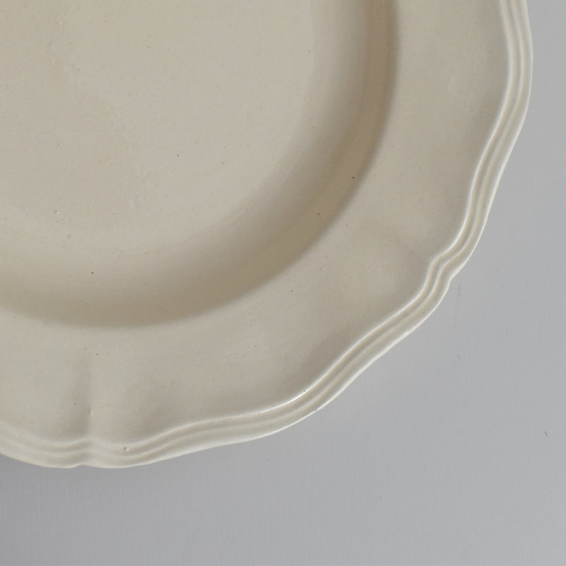 Vintage deep dish Digoin & Sarreguemines Rohan (scalloped edge) 25cm G