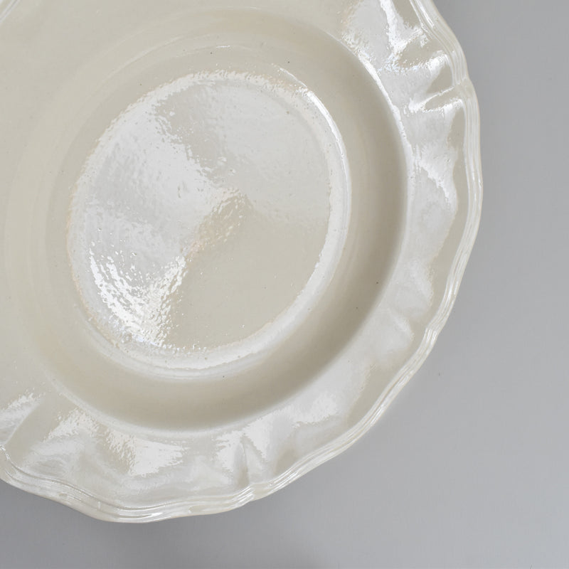 Vintage deep dish Digoin & Sarreguemines Rohan (scalloped edge) 25cm G