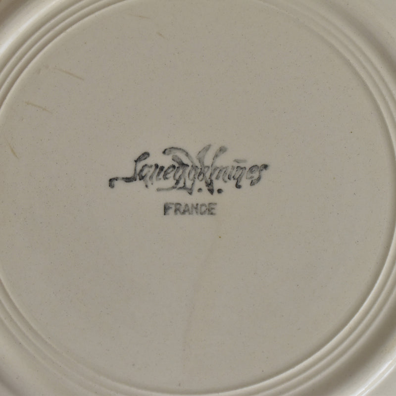 Vintage deep dish Digoin & Sarreguemines Rohan (scalloped edge) 25cm G