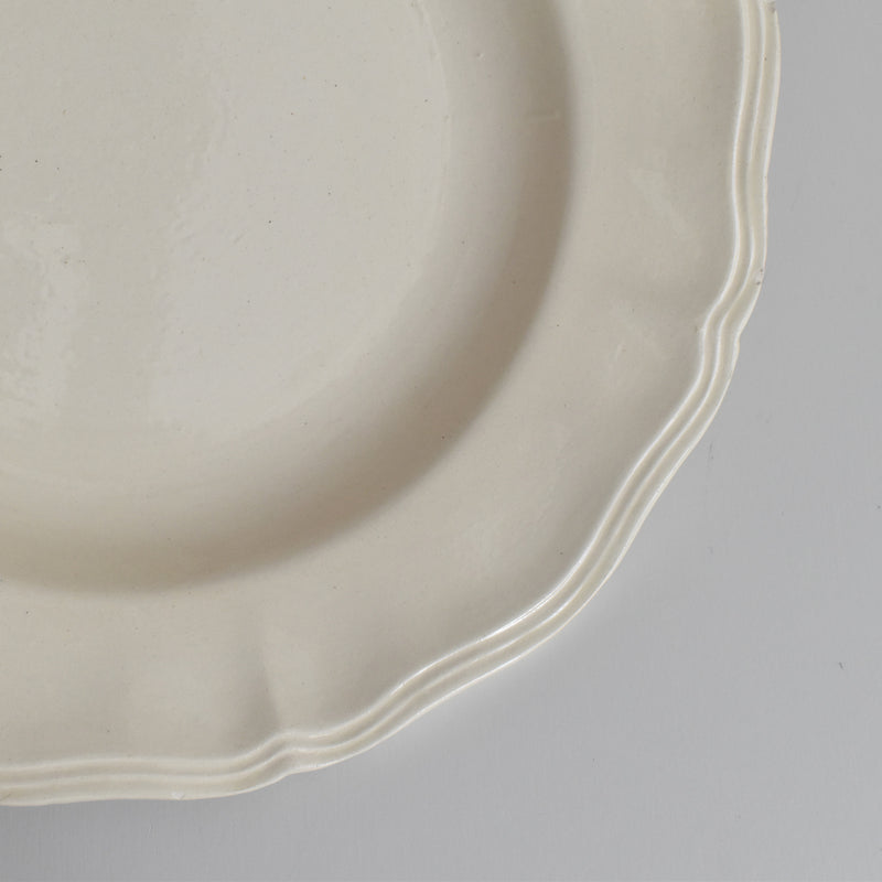 Vintage Deep Plate, Digoin & Sarreguemines Rohan (Scalloped Edge), 25cm H