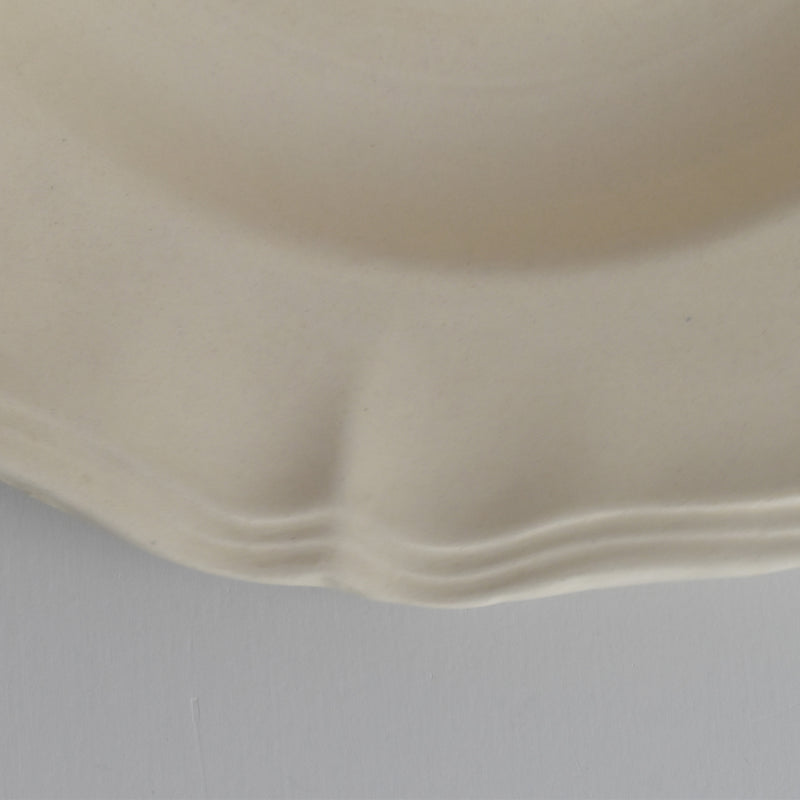 Vintage Deep Plate Digoin & Sarreguemines Rohan (Scalloped Rim) 25cm I