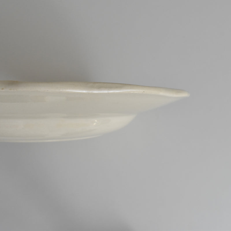 Vintage deep plate Digoin & Sarreguemines Rohan (scalloped edge) 25cm J