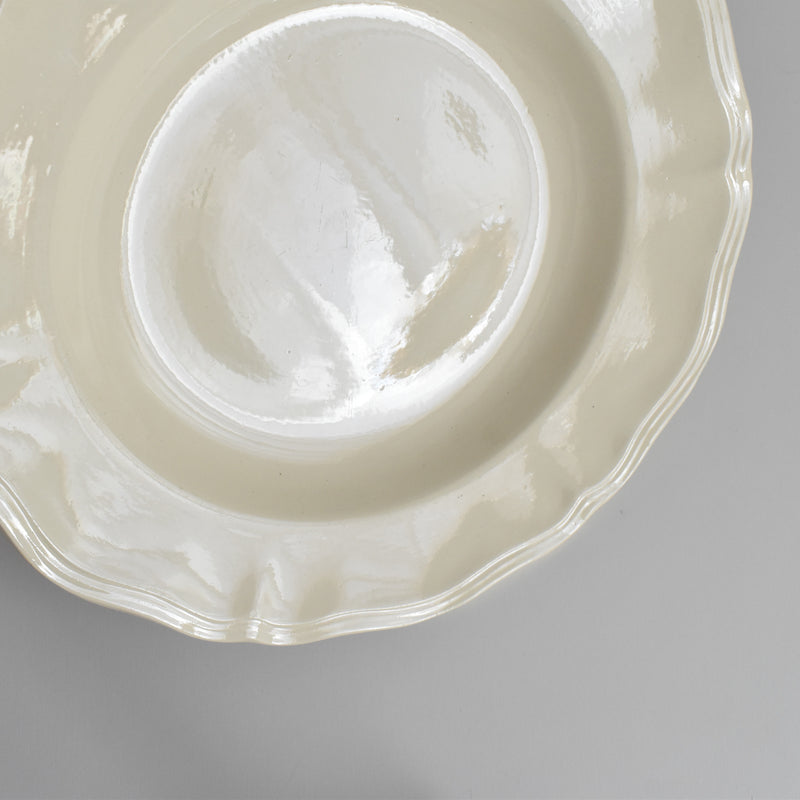 Vintage Deep Plate, Digoin & Sarreguemines Rohan (Scalloped Edge), 24.5cm A