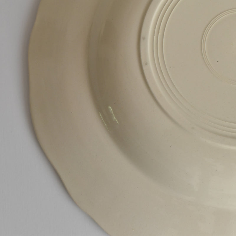 Vintage Deep Plate, Digoin & Sarreguemines Rohan (Scalloped Edge), 24.5cm A