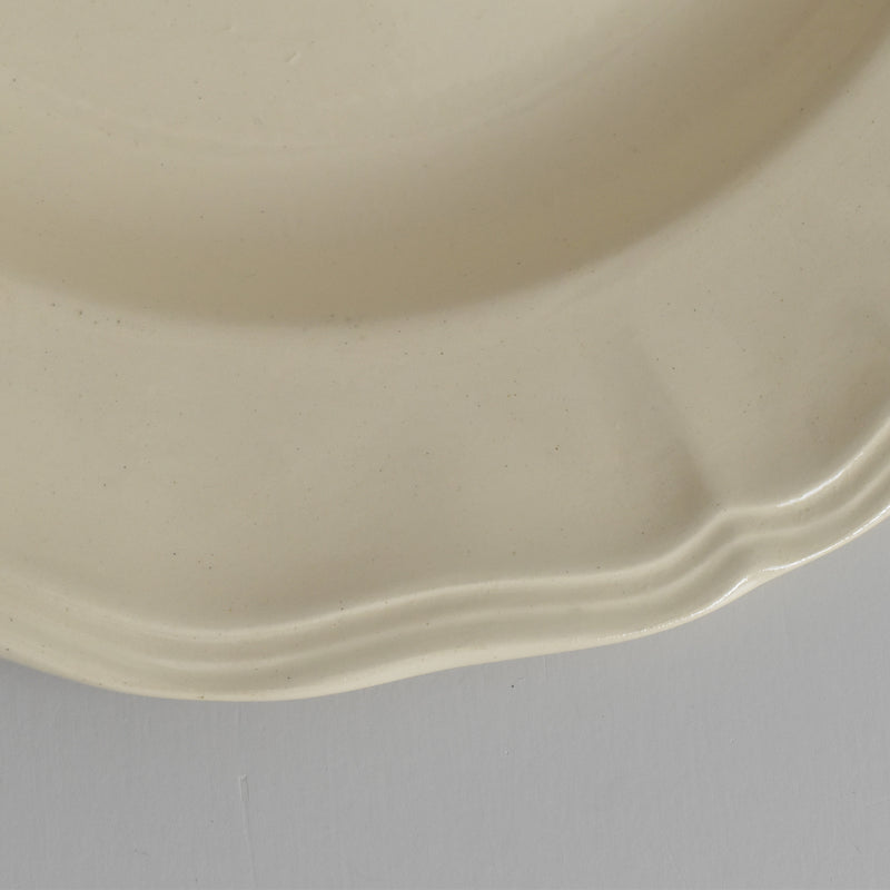 Vintage Deep Plate, Digoin & Sarreguemines Rohan (Scalloped Edge), 24.5cm A
