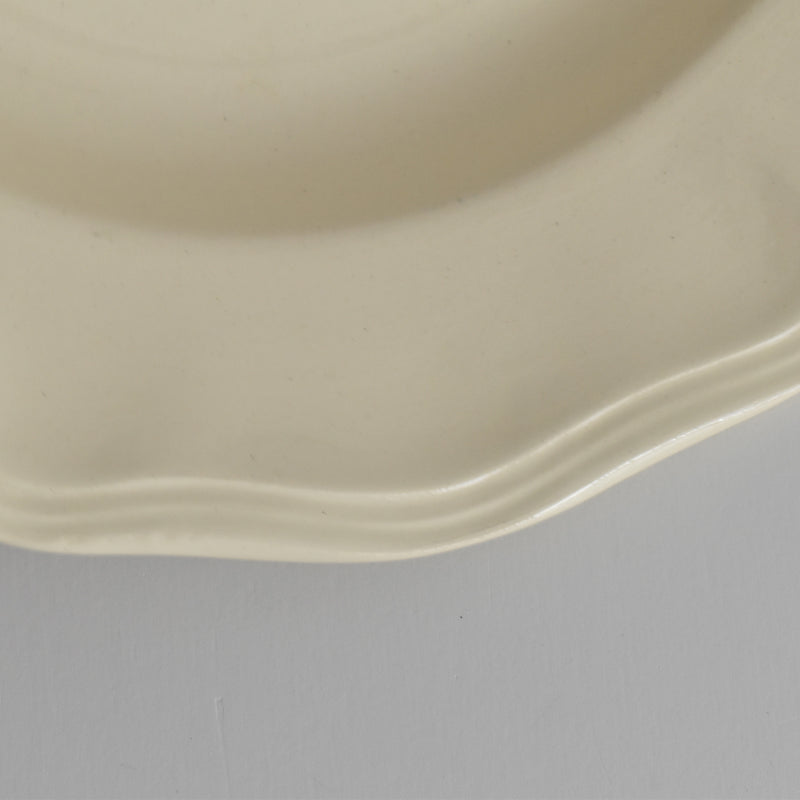 Vintage Deep Plate, Digoin & Sarreguemines Rohan (Scalloped Edge), 24.5cm A