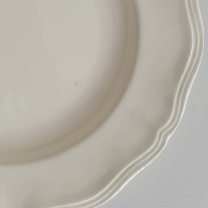 Vintage Deep Plate, Digoin & Sarreguemines Rohan (Scalloped Edge), 24.5cm B