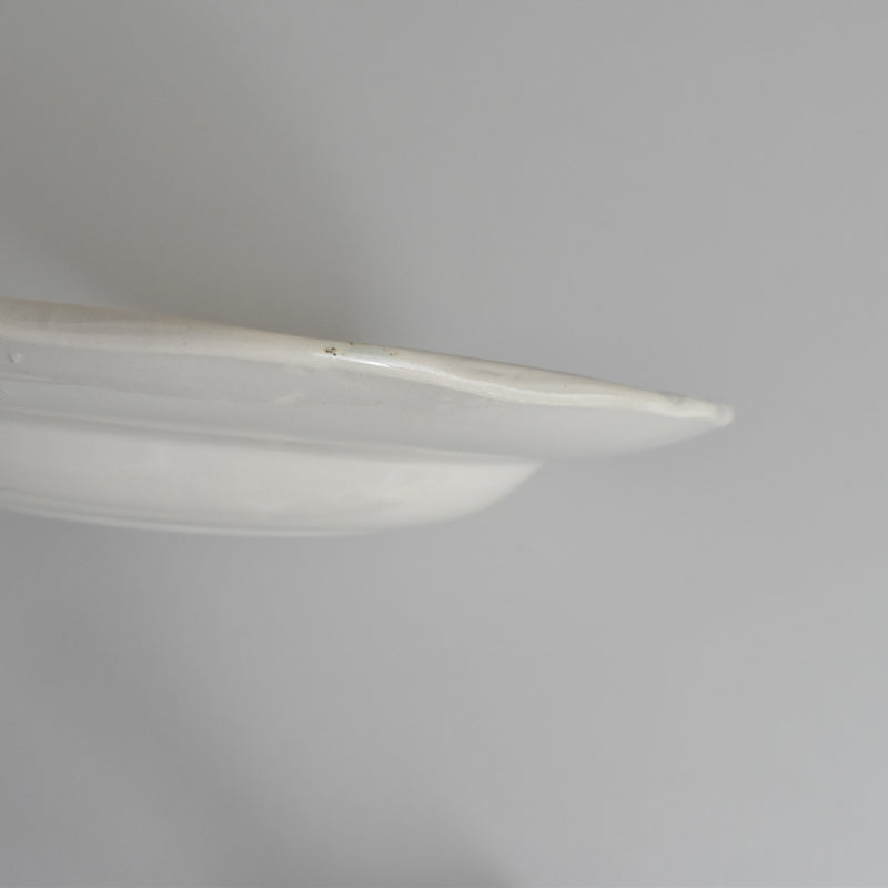 Vintage Deep Plate, Digoin & Sarreguemines Rohan (Scalloped Edge), 24.5cm B