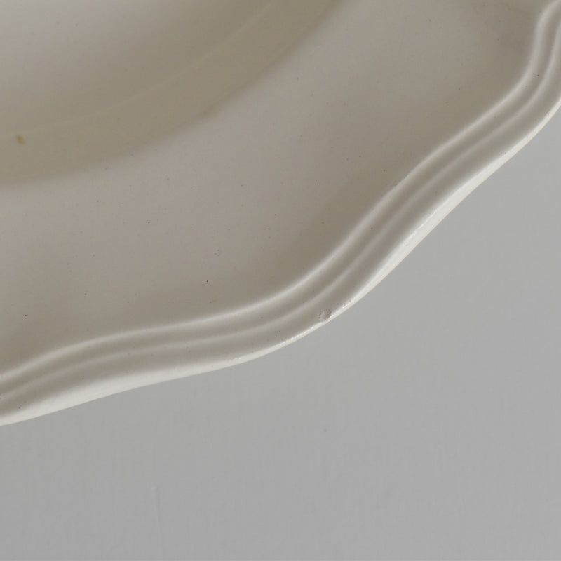 Vintage Deep Plate, Digoin & Sarreguemines Rohan (Scalloped Edge), 24.5cm B