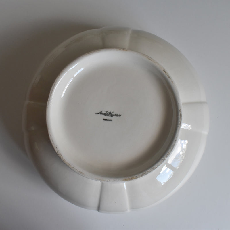 Vintage Salad Bowl Digoin & Sarreguemines Rohan (Scalloped Rim)