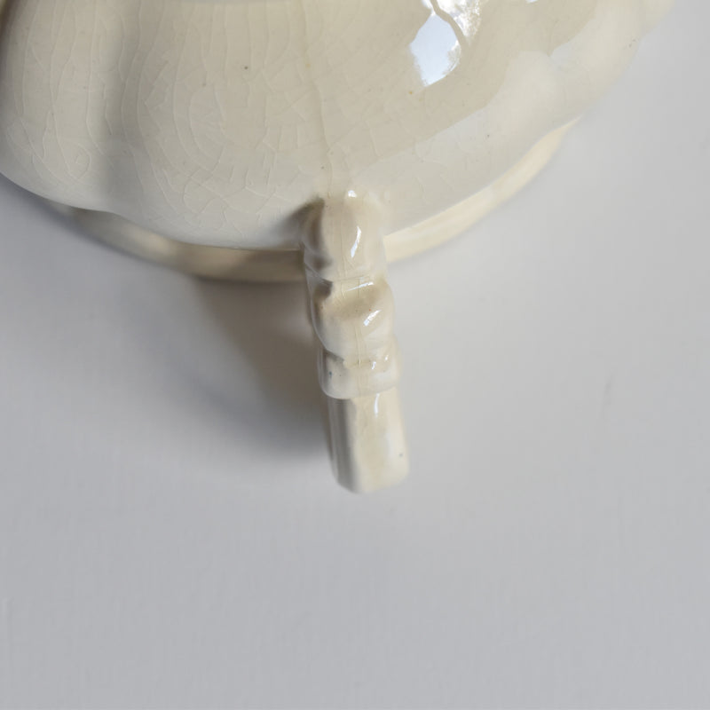 Vintage Sugar Pot, Digoin & Sarreguemines Rohan (Scalloped Edge)
