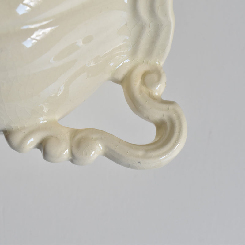 Vintage Sugar Pot, Digoin & Sarreguemines Rohan (Scalloped Edge)