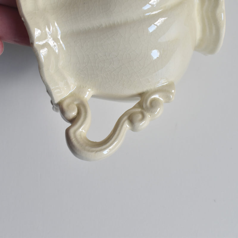 Vintage Sugar Pot, Digoin & Sarreguemines Rohan (Scalloped Edge)