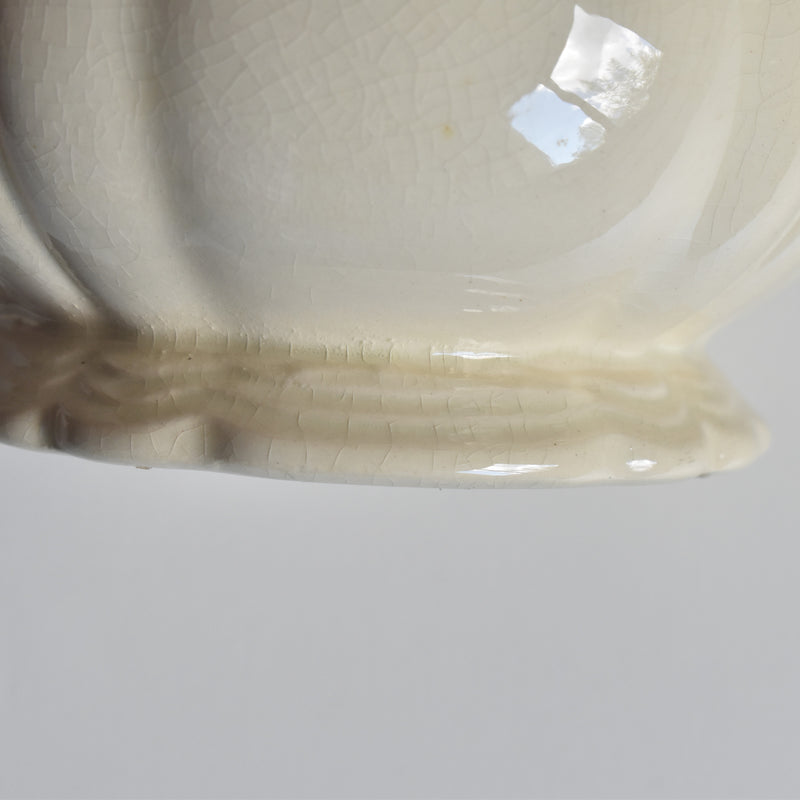 Vintage Sugar Pot, Digoin & Sarreguemines Rohan (Scalloped Edge)
