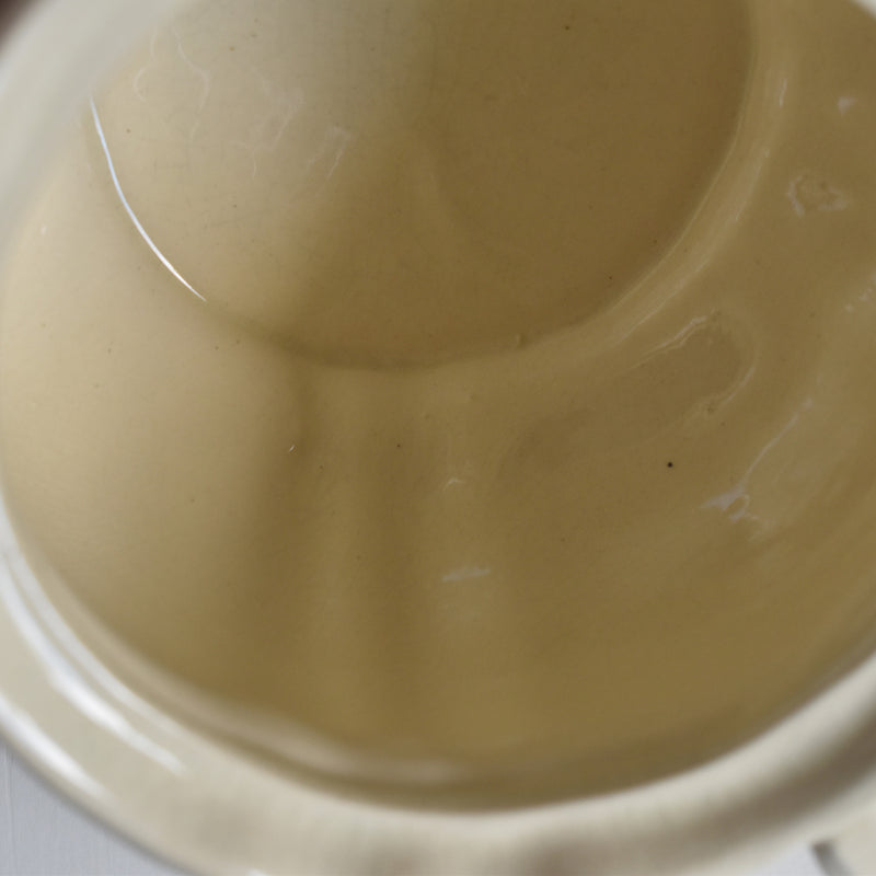 Vintage Sugar Pot, Digoin & Sarreguemines Rohan (Scalloped Edge)