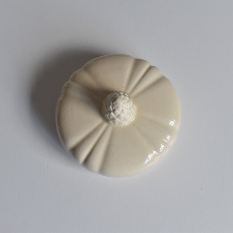 Vintage Sugar Pot, Digoin & Sarreguemines Rohan (Scalloped Edge)