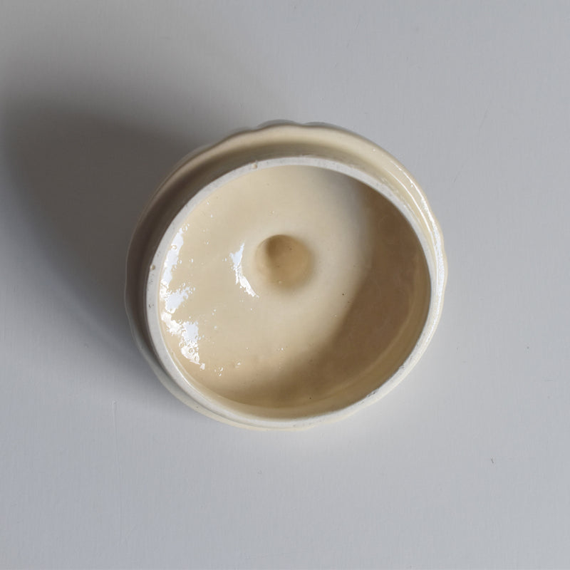 Vintage Sugar Pot, Digoin & Sarreguemines Rohan (Scalloped Edge)