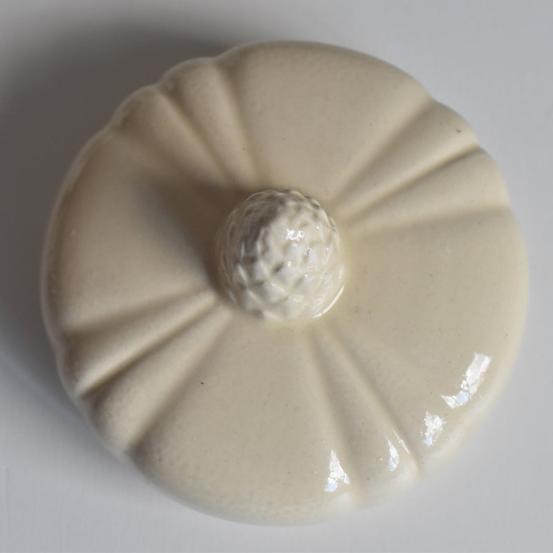 Vintage Sugar Pot, Digoin & Sarreguemines Rohan (Scalloped Edge)