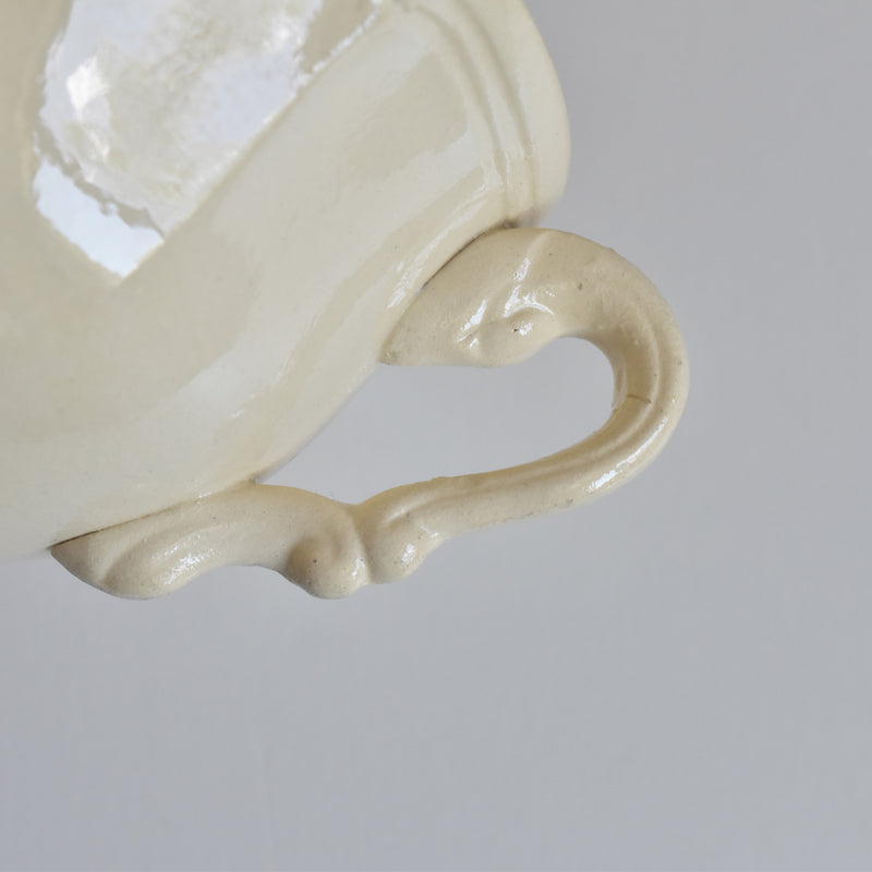 Vintage Chocolate Cup Digoin & Sarreguemines Rohan (Scalloped Edge)