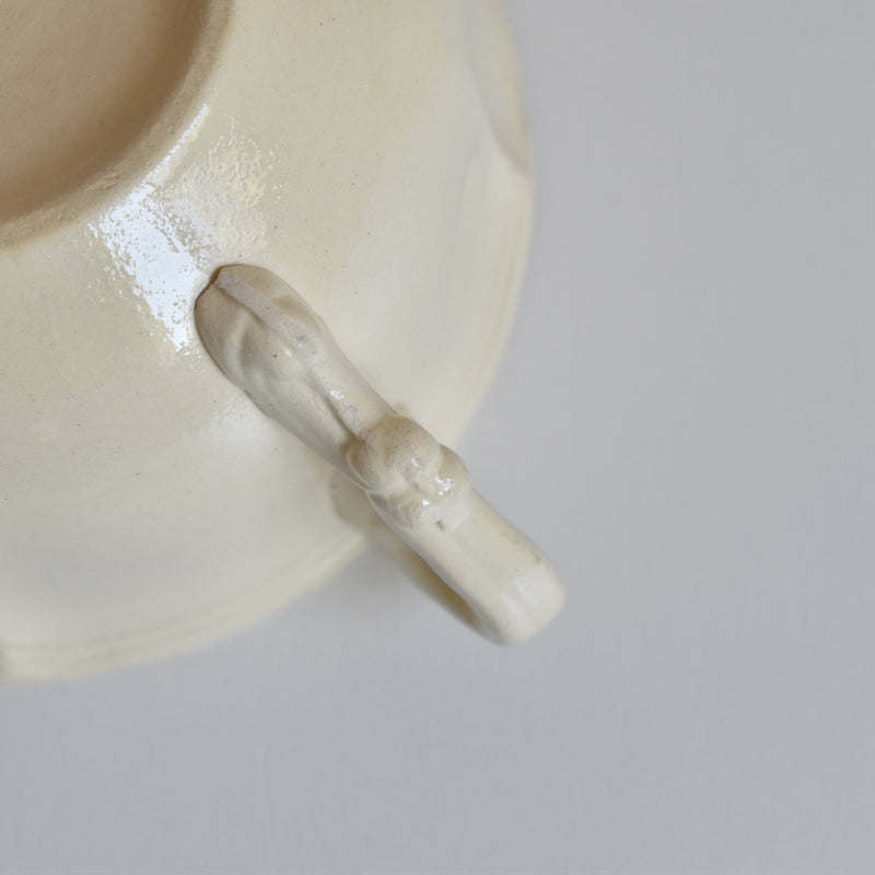 Vintage Chocolate Cup Digoin & Sarreguemines Rohan (Scalloped Edge)