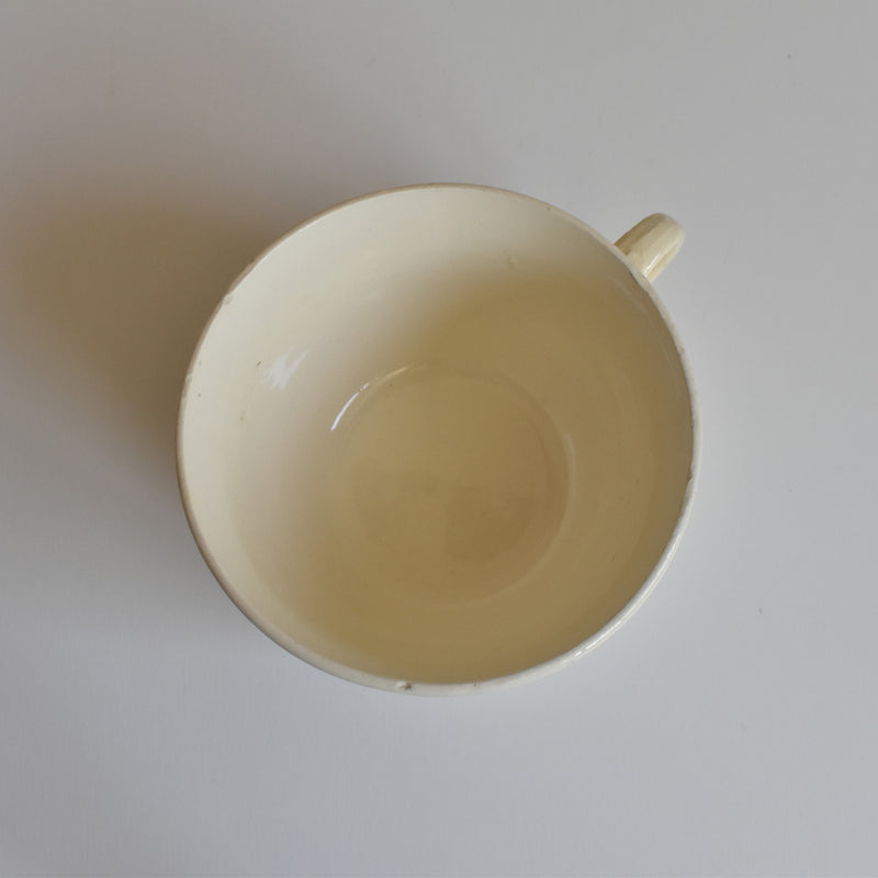 Vintage Chocolate Cup & Saucer, Digoin & Sarreguemines, Rohan (Scalloped Edge) A