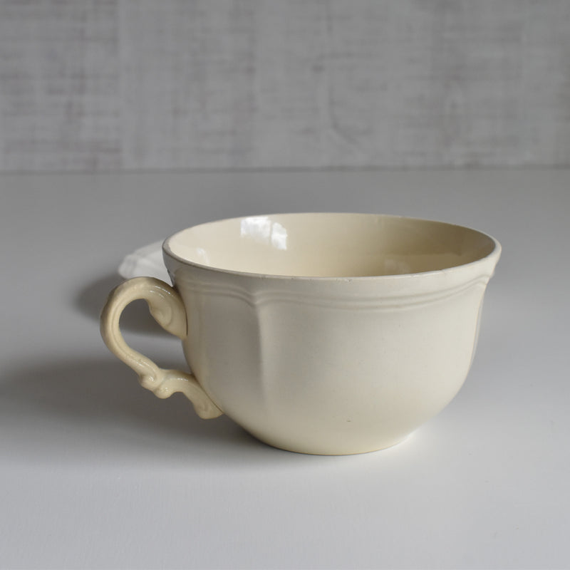 Vintage Chocolate Cup & Saucer, Digoin & Sarreguemines, Rohan (Scalloped Edge) A