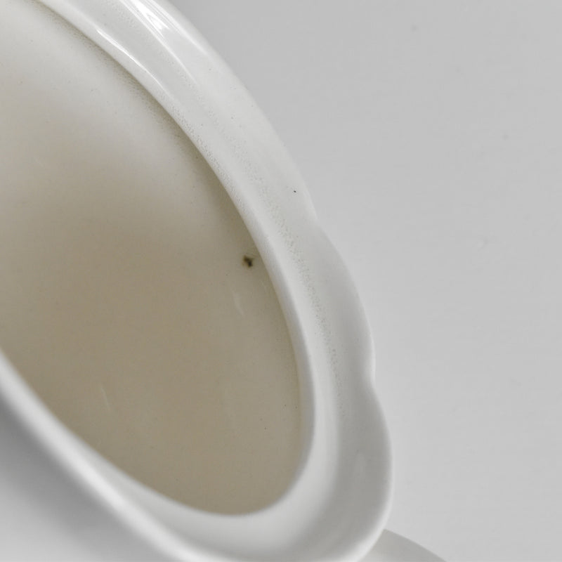 Vintage Sugar Pot Digoin & Sarreguemines White