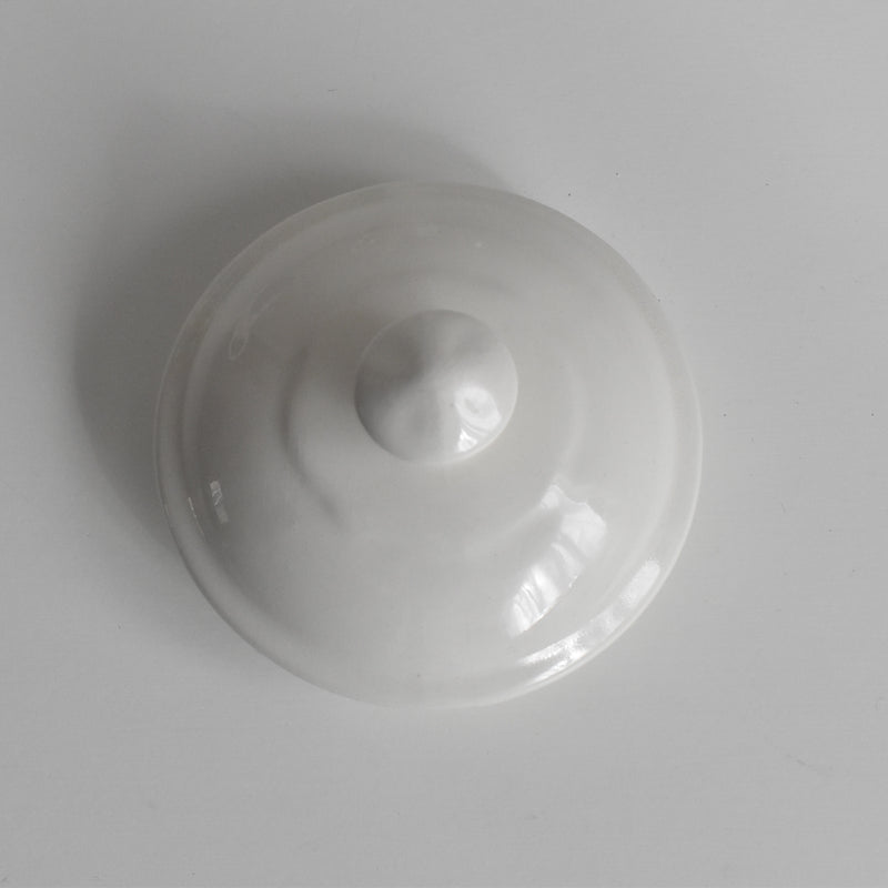 Vintage Sugar Pot Digoin & Sarreguemines White