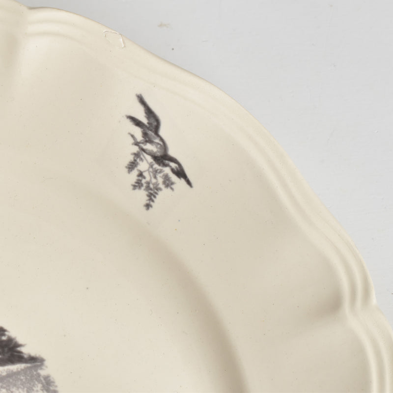 Vintage Dessert Plate, Digoin & Sarreguemines, Trianon B
