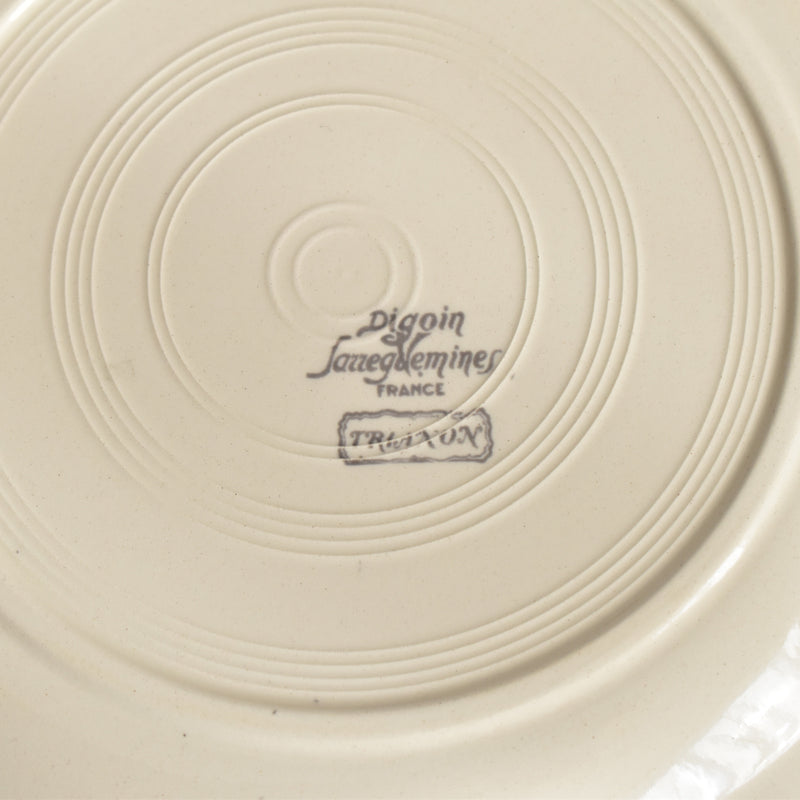 Vintage dessert plate Digoin & Sarreguemines Trianon C