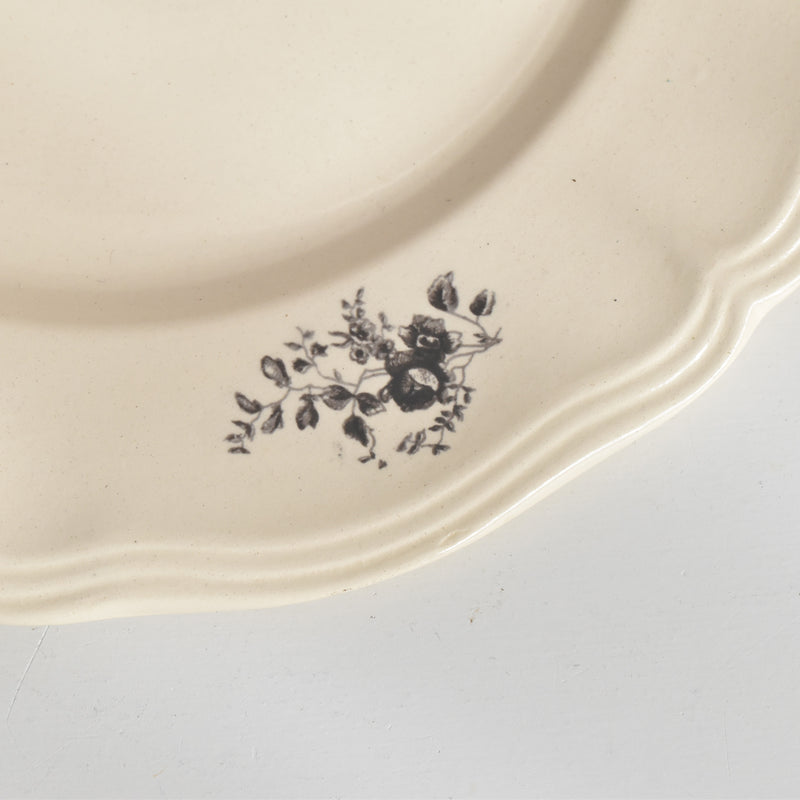 Vintage dessert plate Digoin & Sarreguemines Trianon C
