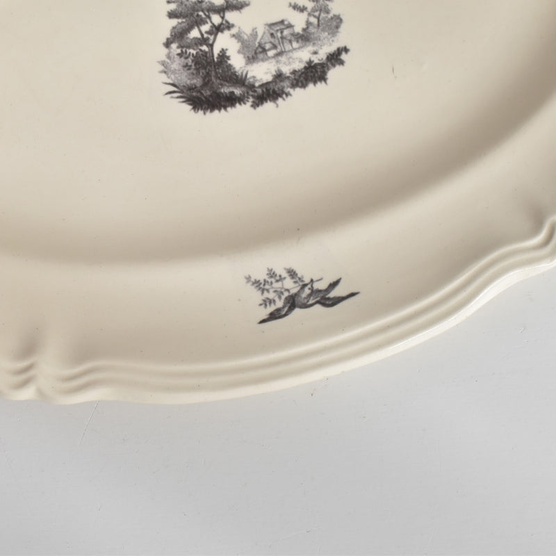 Vintage Digoin & Sarreguemines Trianon Gravy Boat A