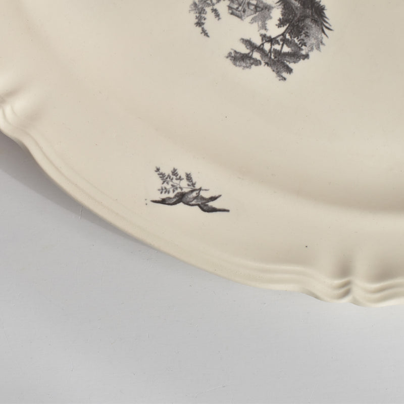 Vintage Digoin & Sarreguemines Trianon Gravy Boat A