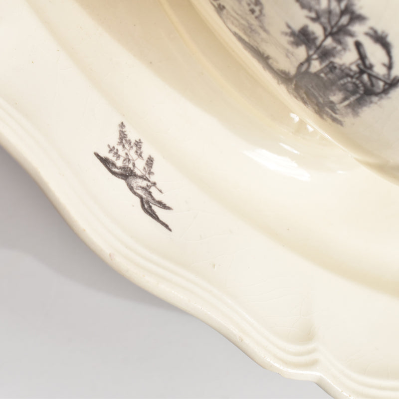 Vintage Digoin & Sarreguemines Saucier - Trianon