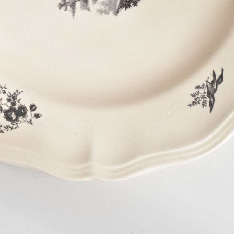 ヴィンテージ脚付きプレート ディゴワン＆サルグミンヌ Trianon（トリアノン） A