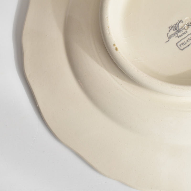 ヴィンテージ脚付きプレート ディゴワン＆サルグミンヌ Trianon（トリアノン） A