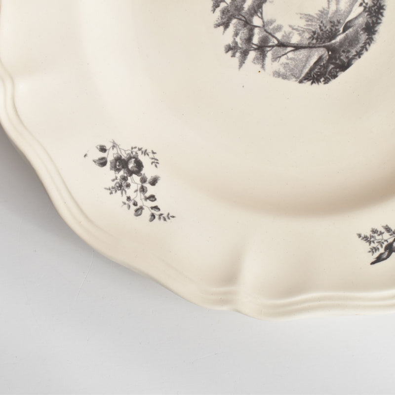 ヴィンテージ脚付きプレート ディゴワン＆サルグミンヌ Trianon（トリアノン） B